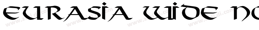 eurasia wide normal字体转换